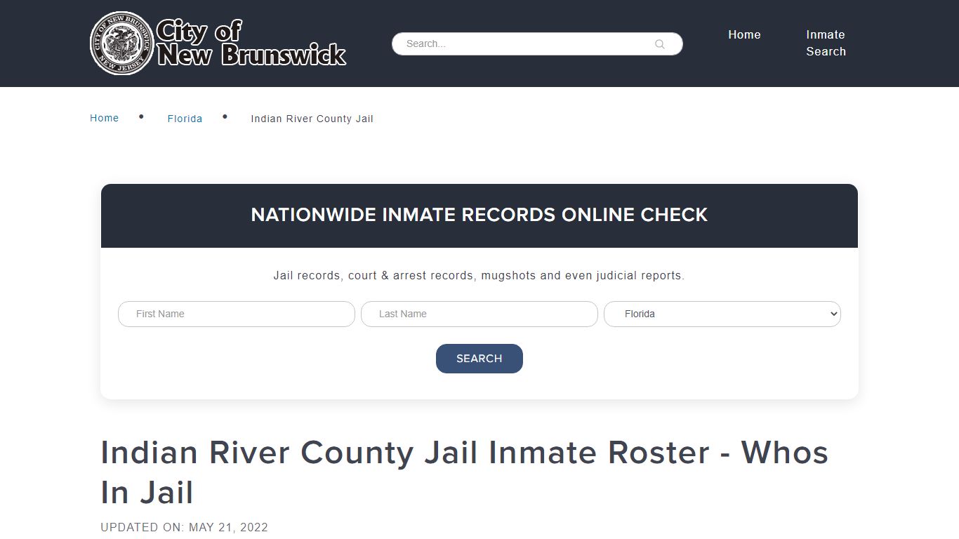 Indian River County Jail Inmate Roster - Whos In Jail